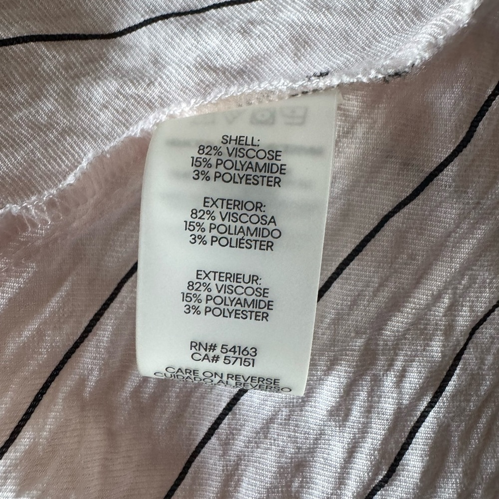 Calvin Klein Women’s Pink Striped Maxi Dress Puffed Sleeves Size 6 - Picture 6 of 6